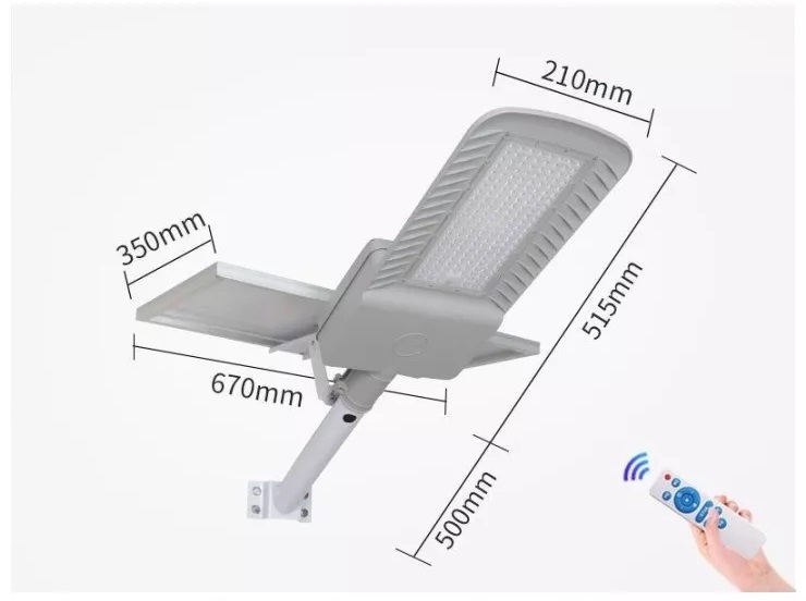 split solar street light for lighting engineering projects