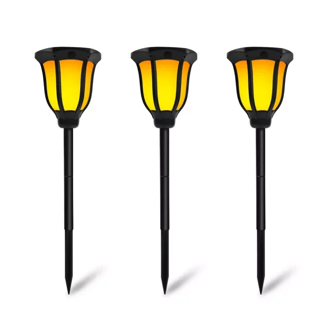 solar flame light for lawn pathway and garden decoration - Image 4