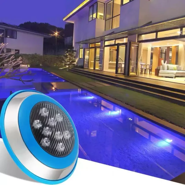 stainless steel led swimming pool light warm white or rgb - Image 3