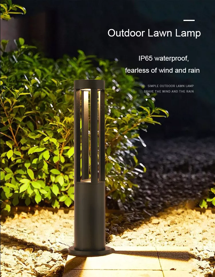 outdoor garden bollard light