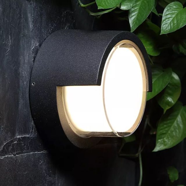 bathroom wall lamp outdoor waterproof round wall light