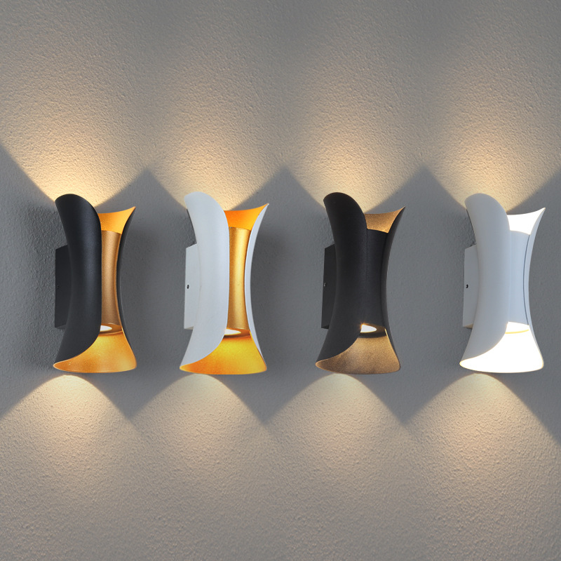 YL-6023M Golden Ip65 Wall Light Aluminum Waterproof