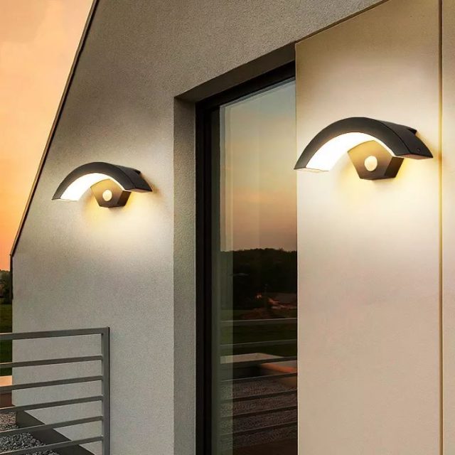 outdoor led wall lamp exterior aluminum garden wall light - Image 4