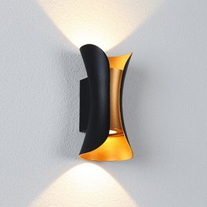 YL-6023M Golden Ip65 Wall Light Aluminum Waterproof