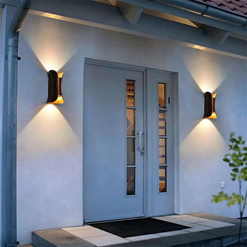 YL-6023M Golden Ip65 Wall Light Aluminum Waterproof - Image 5