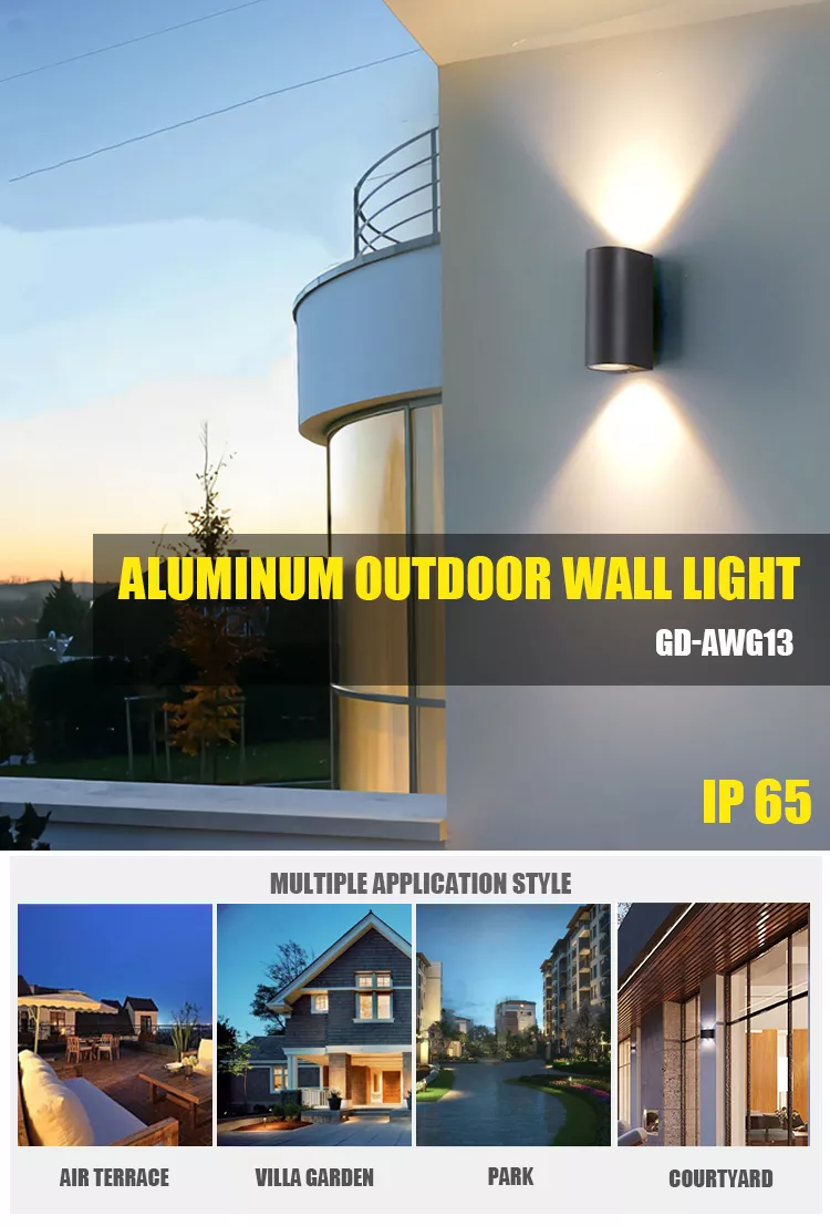 YL-6097 Classic Design Outdoor Ip65 Wall Lamp Aluminum