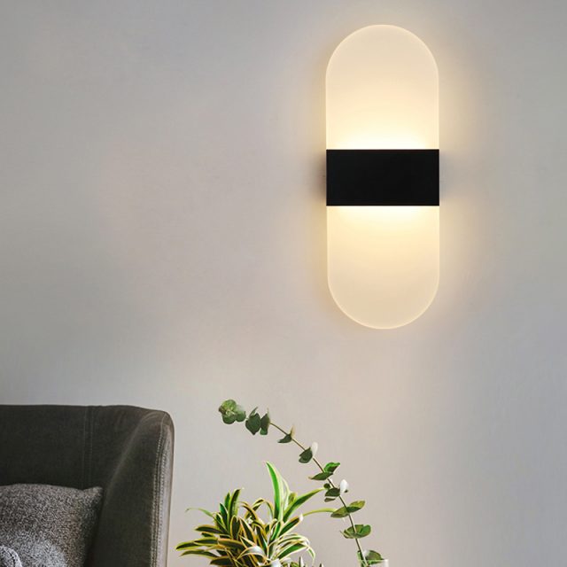 indoor wall lamps simple acrylic led wall pack light - Image 2