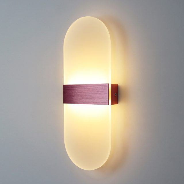 indoor wall lamps simple acrylic led wall pack light - Image 4