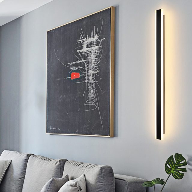 interior wall light long acrylic bedroom wall bracket light - Image 2