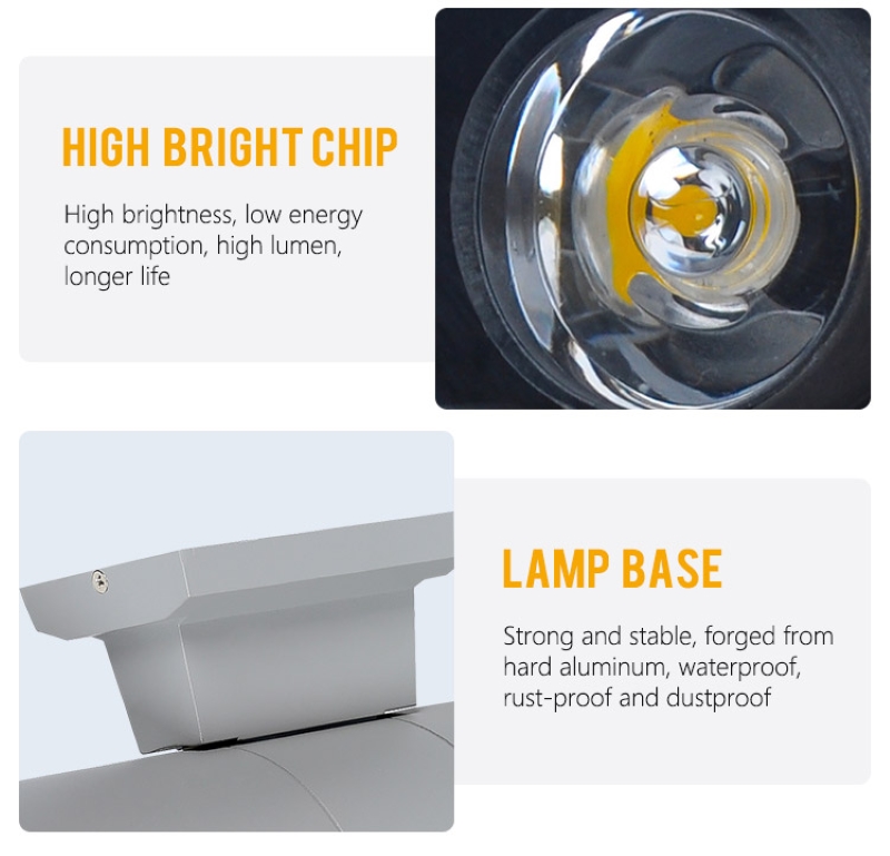 high bright chip and lamp base