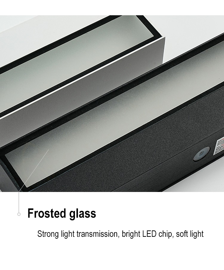 Frosted glass strong light transmission, bright LED chip, soft light.