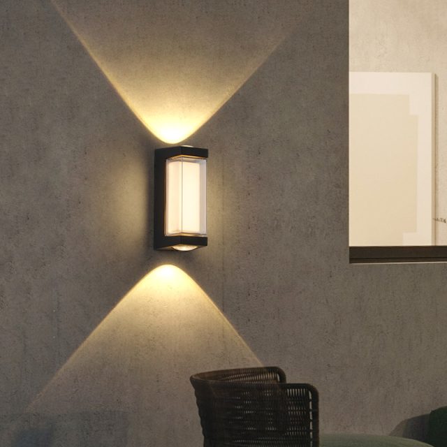 outside wall lights ip65 up and down and middle lighting - Image 3