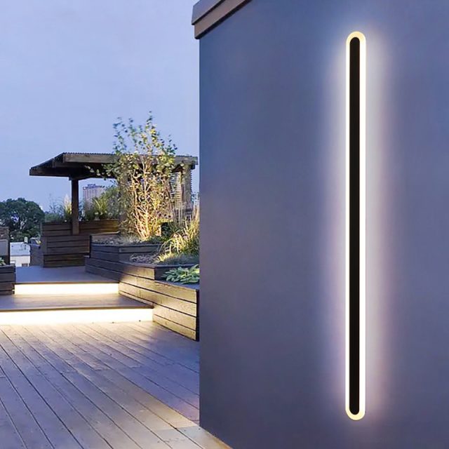 outdoor led wall lights waterproof american style long strip - Image 2