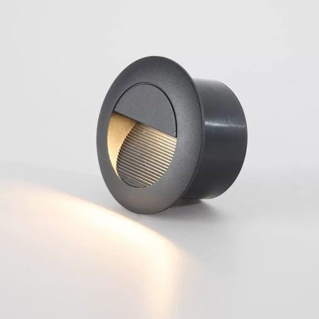outdoor ip65 waterproof round led stair wall light