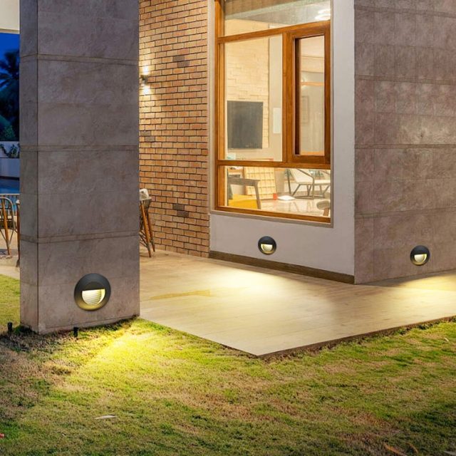outdoor ip65 waterproof round led stair wall light - Image 7