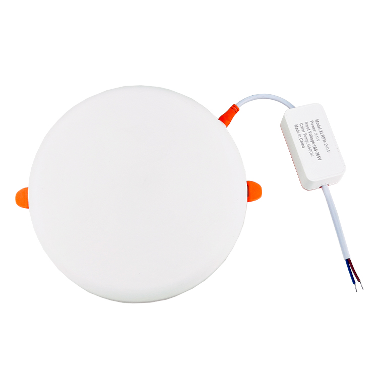 embedded cheap iron led ceiling round panel light