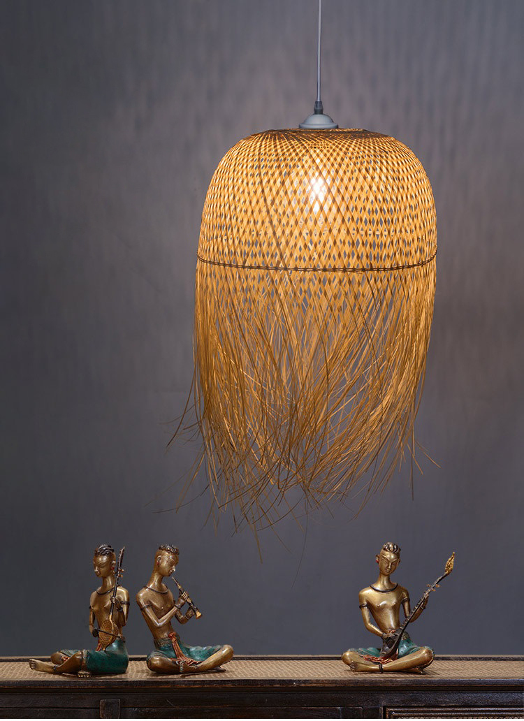 bamboo woven Southeast Asia and Japanese pendant light