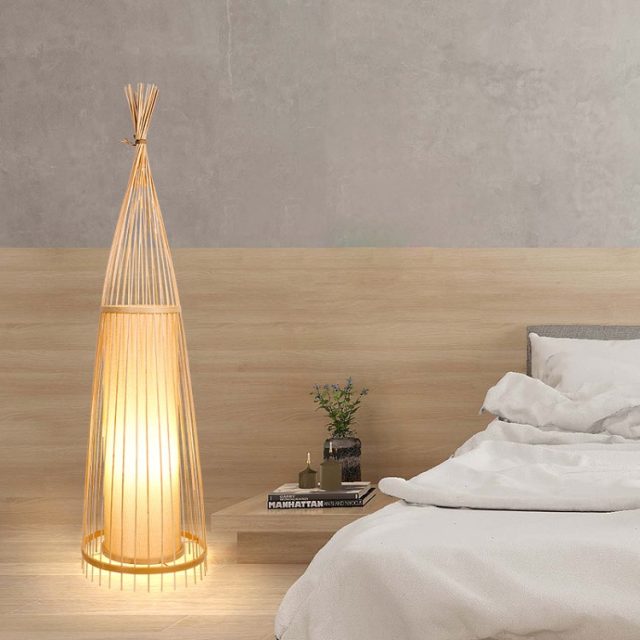 bamboo floor light for living room and restaurant - Image 4