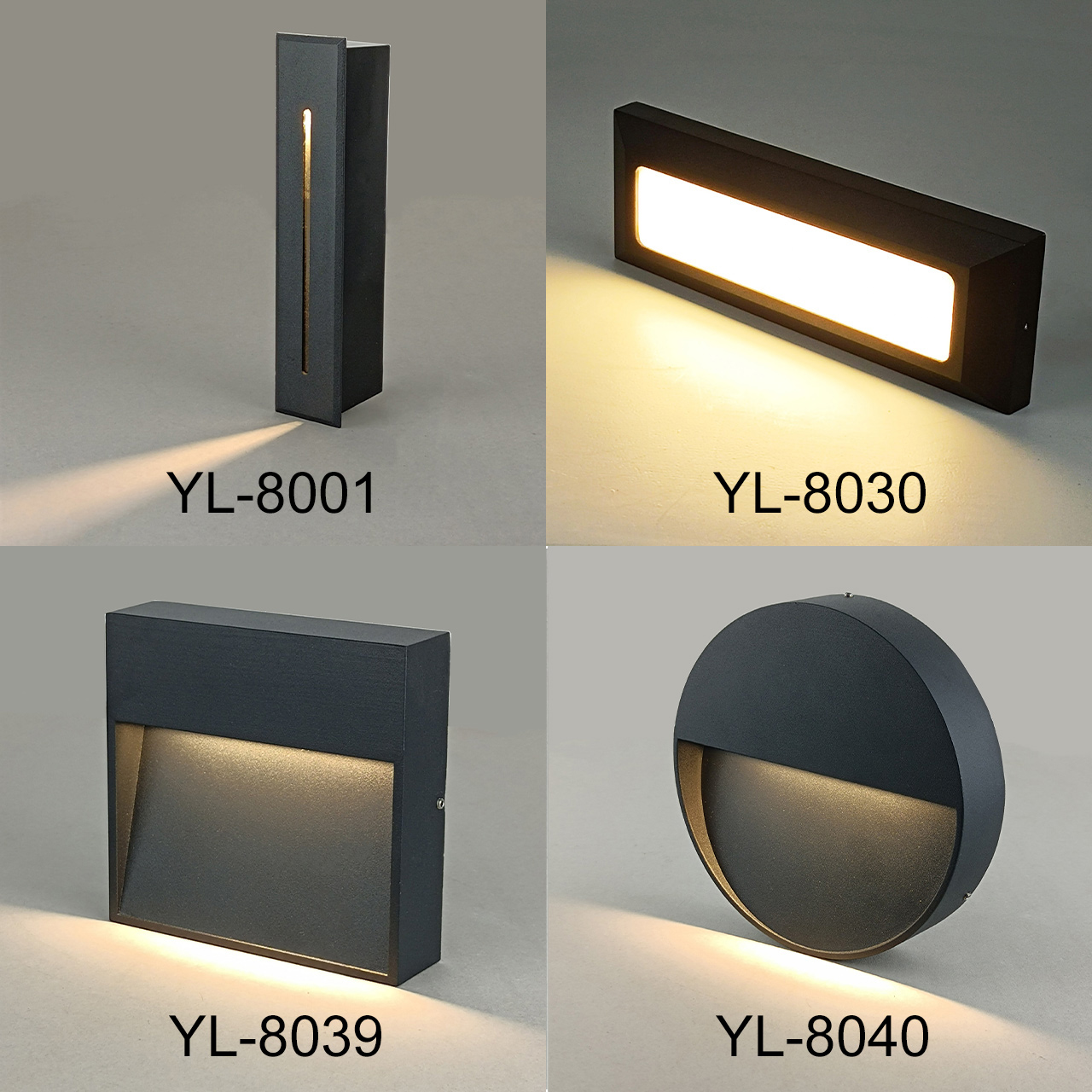 outdoor ip65 waterproof surface mounted step light