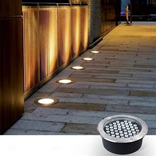 outdoor ip65 ac 220v dc 12v 24v rgb led underground light