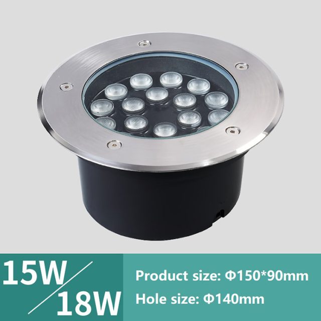 outdoor ip65 ac 220v dc 12v 24v rgb led underground light - Image 7