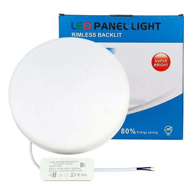 Factory Wholesale Surface Round Ultra Slim Led Panel Light