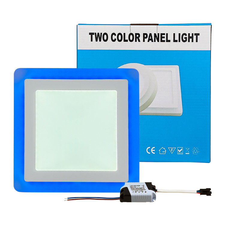 Modern Double Dual Multi Color Surface RGB Led Panel Lights