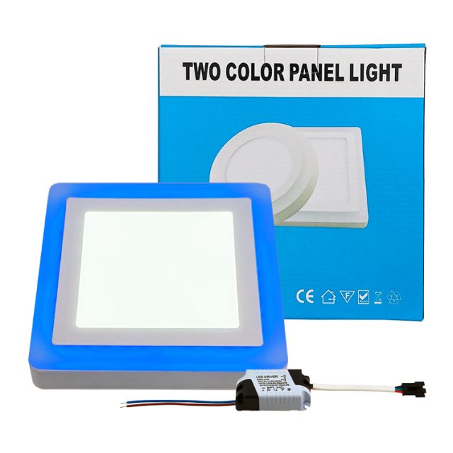 Modern Double Dual Multi Color Surface RGB Led Panel Lights