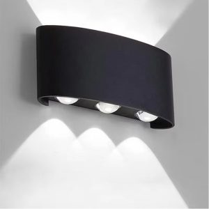 YL-6026 Black/White Ip65 Up Down Wall Light Aluminum