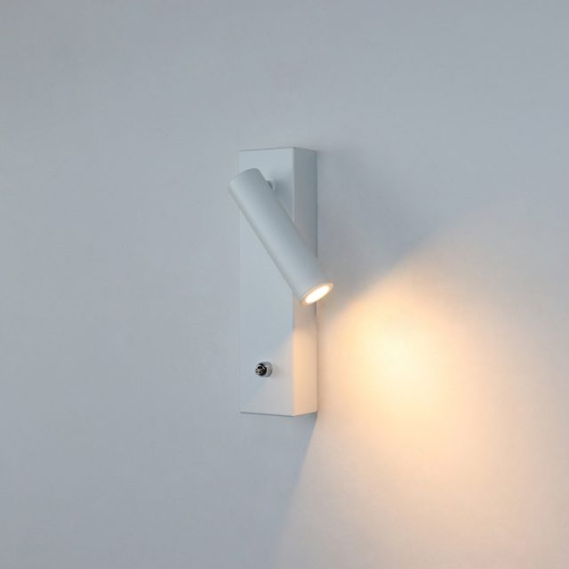 Angle Adjustable 3W Hotel Bedroom Bedside Led Aluminium Reading Led Wall Lamp - Image 5