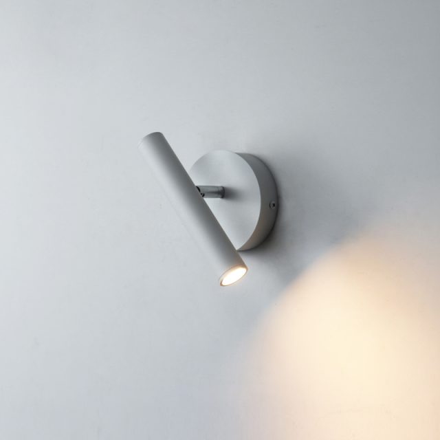 Angle Adjustable 3W Hotel Bedroom Bedside Led Aluminium Reading Led Wall Lamp - Image 2