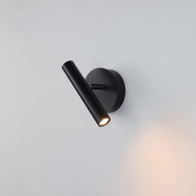 Angle Adjustable 3W Hotel Bedroom Bedside Led Aluminium Reading Led Wall Lamp - Image 3