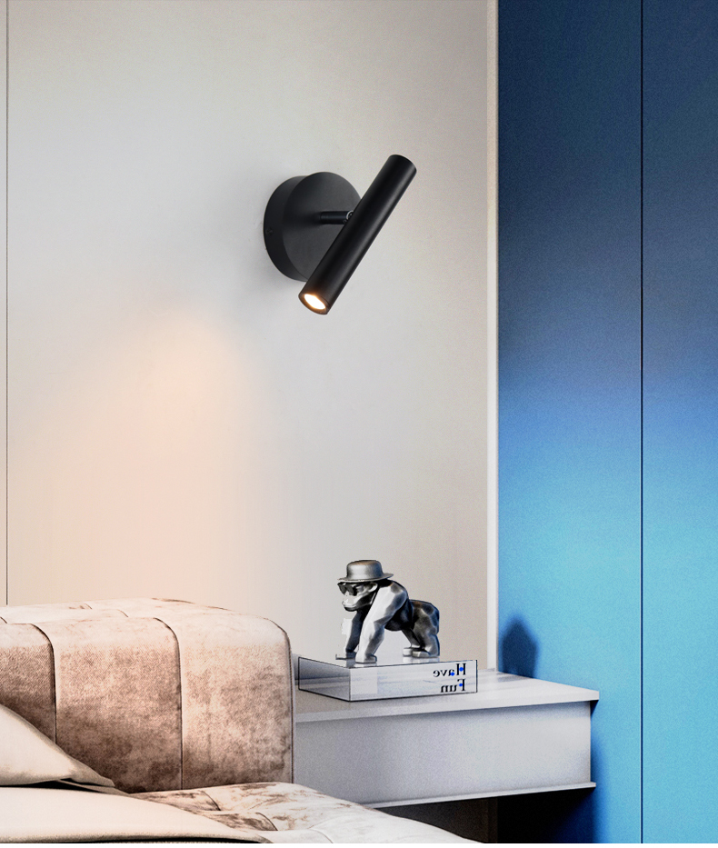 Modern Hotel Wall Lamp Living Room Bedroom Bedside Wall Sconce Reading Light