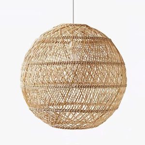 Rattan Pendant Light for Living Room Dining Room Bedroom Restaurant