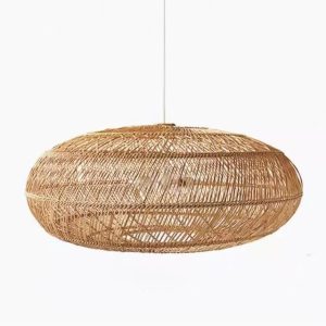 Rattan Chandelier for Living Room Dining Room Bedroom Restauran