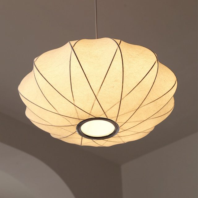 YL-BY04 Fabric Lamp Shade Wabi Sabi Pendant Light - Image 2