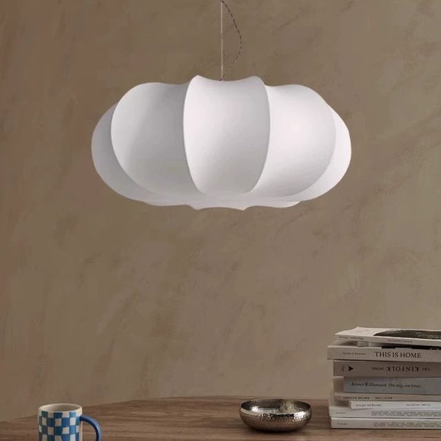 YL-BY12 Fabric Lamp Shade Wabi Sabi Pendant Light - Image 2