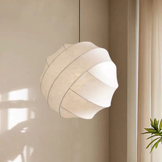 YL-BY10 Fabric Lamp Shade Wabi Sabi Pendant Light - Image 2