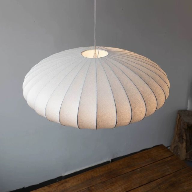 YL-BY03 Fabric Lamp Shade Wabi Sabi Pendant Light - Image 3