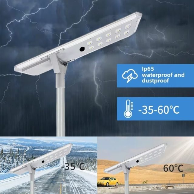 Hot Sale in Africa High Lumen 300W 400W 500W Aluminum Profile Led Solar Street Light - Image 3