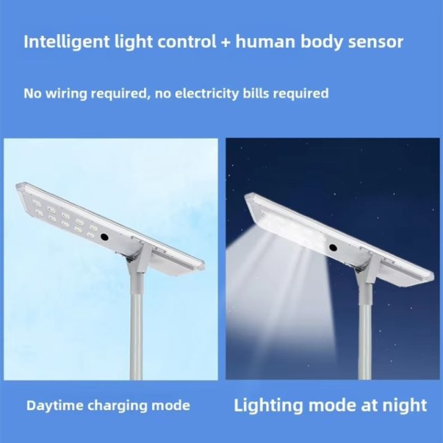 Hot Sale in Africa High Lumen 300W 400W 500W Aluminum Profile Led Solar Street Light - Image 4