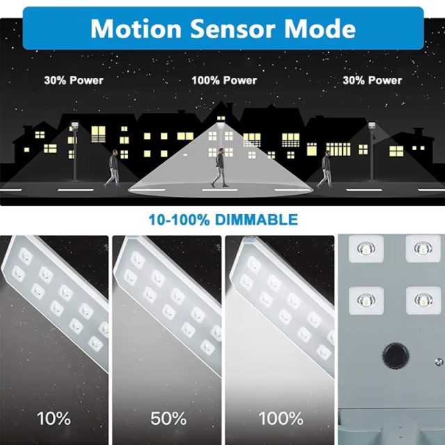 300w 400w 500w 600w High Quality Brightness Aluminum Profile Led Solar Street Lights - Image 5