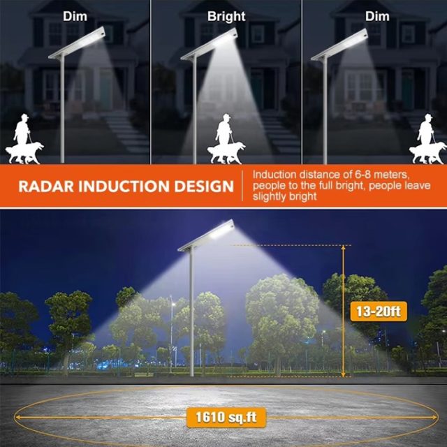 High Quality Integrated Heavy Duty Aluminum Profile Body Led Solar Street lights - Image 4