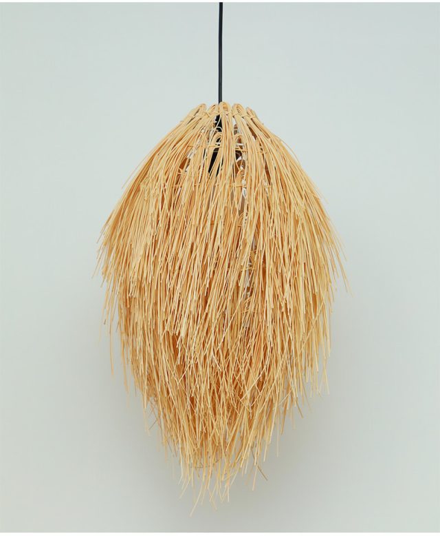 YL-TB27 Wabi-Sabi Style Rattan Hanging Pendant Lights - Image 4