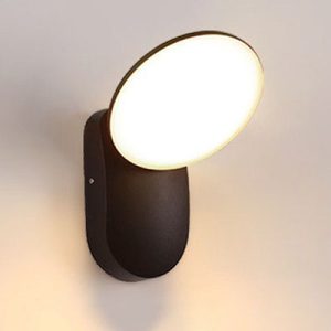 Modern Aluminum 12W Outdoor IP65 Waterproof LED Wall Lamp with Motion Sensor