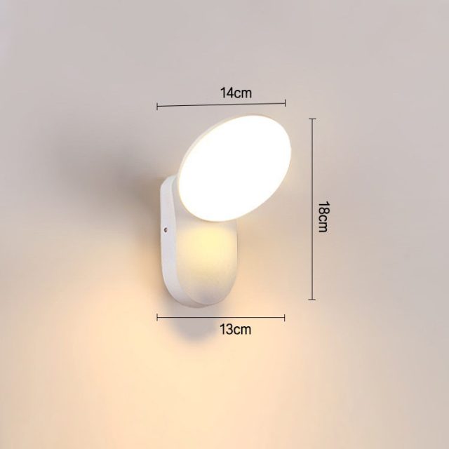 Modern Aluminum 12W Outdoor IP65 Waterproof LED Wall Lamp with Motion Sensor - Image 6