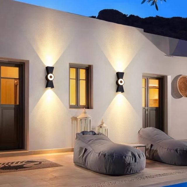 Aluminum IP65 Waterproof up Middle Down Chinese Knot Led Outdoor Wall Lamps - Image 5