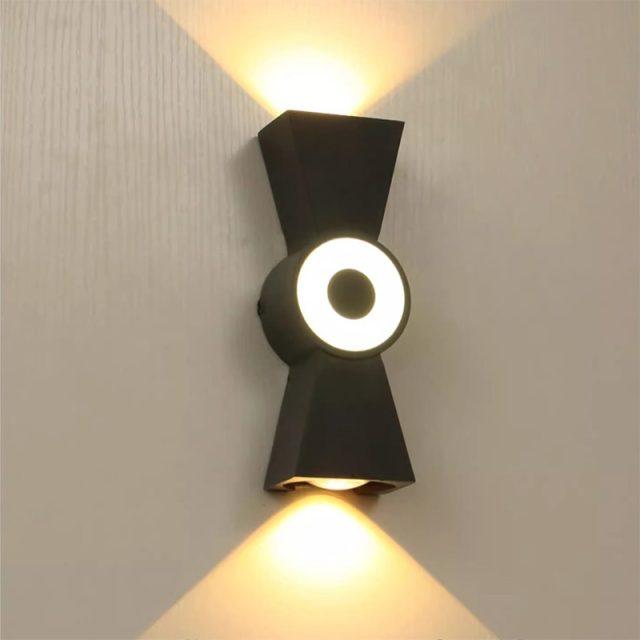 Aluminum IP65 Waterproof up Middle Down Chinese Knot Led Outdoor Wall Lamps - Image 3