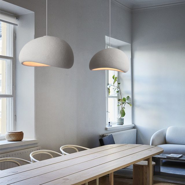High-density Polystyrene Chandeliers & Pendant Lights with Led Light Bulb - Image 5