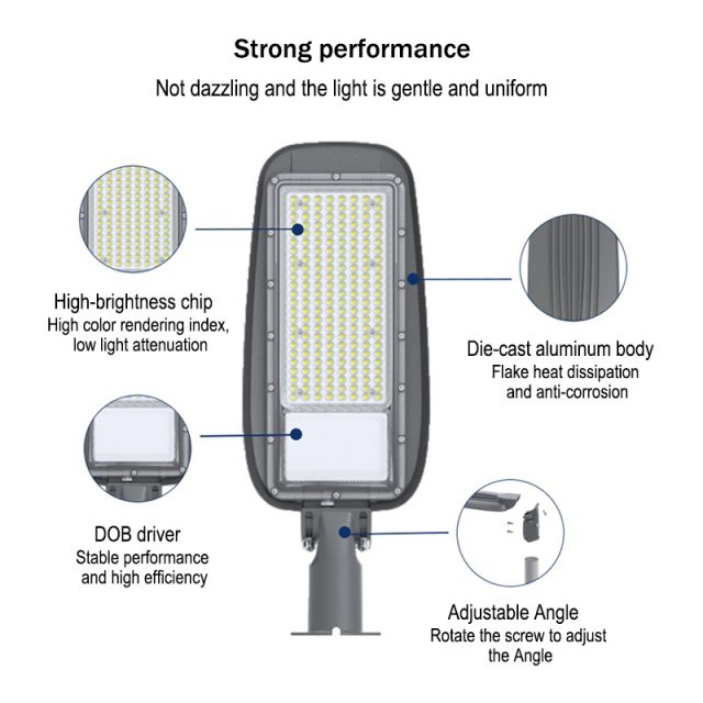 New Model Low Price 50w 100w 150w 200w Led Street Lights for Retail - Image 3